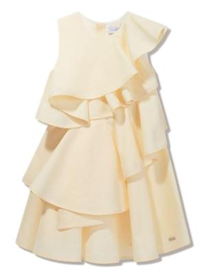 JESSIE AND JAMES Jurk met ruches - Geel