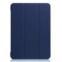 Shop4 - iPad 9.7 (2018) Hoes - Smart Book Case Donker Blauw