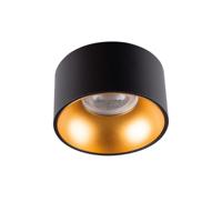 Kanlux 27575 Riti Plafondlamp GU10, Par 16 Goud (mat), Zwart (mat)