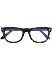 TOM FORD Eyewear lunettes de vue à monture ronde - Marron