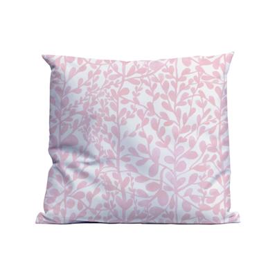 Kussen Bloem Licht Roze 45x45cm. 100% Cotton Complete set