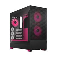 Fractal Design Pop Air RGB Magenta Core - Gehard Glas Clear Tint - Honingraat Mesh Front - TG zijpaneel - Drie 120 mm Aspect 12 RGB-ventilatoren inbegrepen - ATX High Airflow Mid Tower PC Gaming Case