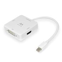 Ewent Ew9863 Mini Displayport Naar Hdmi/Vga/Dvi Converter 4K, Wit