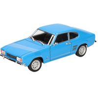 Modelauto Ford Capri 1969 blauw 17,5 cm