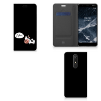 Nokia 5.1 (2018) Magnet Case Cow