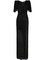 Jenny Packham robe longue Ava à ornements - Noir