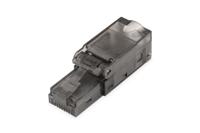 DIGITUS Cat 6A Netwerkconnector onafgeschermd - RJ45 connector zonder gereedschap - 10GBase-T 500 MHz - AWG 27/7 tot 22/1