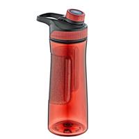 Waterfles / drinkfles / sportfles Aquamania - rood - 530 ml - kunststof - bpa vrij - thumbnail