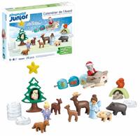 Playmobil 70297 Junior: Junior kerstman en bosdieren adventskalender - met 24 spannende deuren - speelgoed van plantaardige materialen - vanaf 12 maanden