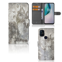 OnePlus Nord N10 Bookcase Beton Print - thumbnail