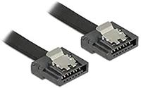 Delock Kabel SATA Flexi 6 Gb/s 50cm zwart metaal