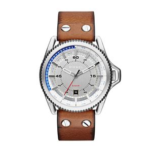 Horlogeband Diesel DZ1715 Leder Cognac 24mm