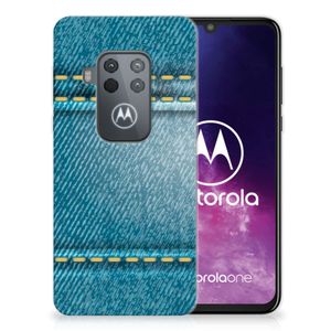 Motorola One Zoom Silicone Back Cover Jeans