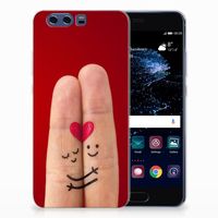 Huawei P10 Plus Silicone Back Cover Liefde - Origineel Romantisch Cadeau