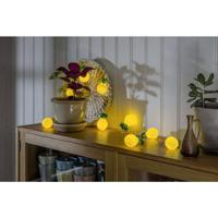 Konstsmide 3126-383 Motief lichtketting Ananas Binnen werkt op batterijen Aantal lampen 10 LED Warmwit Verlichte lengte: 1.8 m Timer - thumbnail