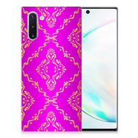 Siliconen Hoesje Samsung Galaxy Note 10 Barok Roze - thumbnail