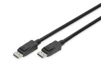 DIGITUS Displayport aansluitkabel - Displayport 1.3 - UHD-II 8k/30Hz - 4k/120Hz - 3m - geschikt voor monitoren, grafische kaarten