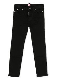 DSQUARED2 KIDS jean taille normale à coupe droite - Noir