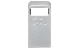 Kingston DataTraveler Micro USB-stick Retail 256 GB Zilver DTMC3G2/256GB USB 3.2 Gen 1