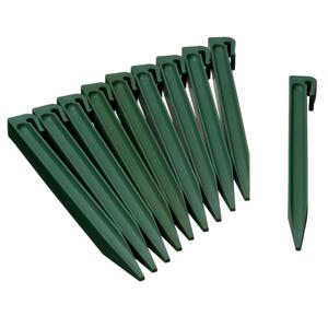 Nature Grondpennen voor perkranden - 10 stuks - groen - 26,7 cm   -