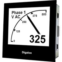 TDE Instruments Digalox DPM72-MP digitaal inbouwmeetapparaat, multifunctioneel grafisch meetapparaat, DIN Digalox DPM72-MP 500V/10A AC/DC inclusief