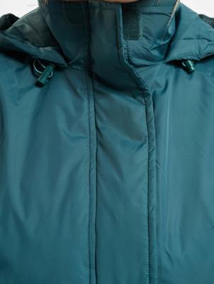 Urban Classics / Zomerjas Ladies Panel Padded Pull Over in turquois Urban Classics / Zomerjas Ladies Panel Padded Pull Over in turquois