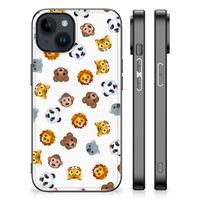 Back Case voor iPhone 15 Plus Dieren Emojis - thumbnail