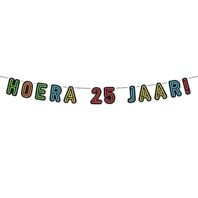 NEON slinger Hoera 25 jaar