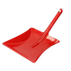 Vuilblik - verzinkt metaal - 38 x 23 cm - rood - stofblik