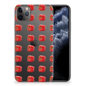 Apple iPhone 11 Pro Max Siliconen Case Paprika Red