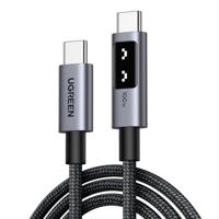 UGREEN UNO USB C naar USB C Kabel 100W (5A/20V) PD 3.0 Oplaadkabel USB C PPS compatibel met M3 MacBook Pro/Air, iPad Air/Pro 2024, iPhone 15 Galaxy S24 Ultra A55 Pixel 8a Steam Deck enz. (2M)