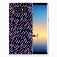 Samsung Galaxy Note 8 TPU bumper Feathers Color