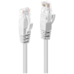 LINDY 48097 RJ45 Netwerkkabel, patchkabel CAT 6 U/UTP 10.00 m Wit 1 stuk(s)