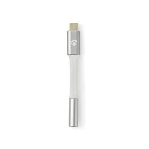 Nedis USB-C Adapter | USB-C Male | 3,5 mm Female | 0.08 m | Wit / Zilver | 1 stuks - CCTB65950AL008 CCTB65950AL008