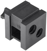 HellermannTyton VP-S_2/7-8_Ins-dbl-PL-BK (20) Dubbele tuit halogeenvrij Kunststof Zwart 20 stuks