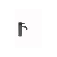 Plieger Roma ééngreeps wastafelmengkraan zonder waste, zwart/chroom