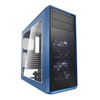 Fractal Design Focus G - Mid Tower Computerbehuizing - ATX - Geoptimaliseerd voor een hoge luchtstroom en stille verwerking - inclusief 2x ventilator - USB 3.0 - zijpaneel met raam - Blauw