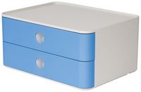 HAN HA-1120-84 Smart-box Allison Met 2 Lades Hemels Blauw, Stapelbaar - thumbnail