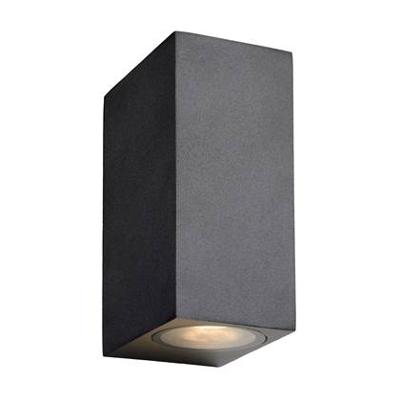 Lucide ZORA-LED Wandspot 2xGU10 - Zwart Lucide ZORA-LED Wandspot 2xGU10 - Zwart