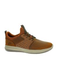 Skechers leren sneakers bruin