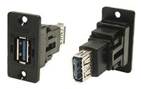 Adapter, Bus, inbouw USB-bus type A - USB-bus type A CP30605N Cliff 1 stuk(s)