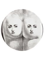 Fornasetti assiette imprimée - Noir