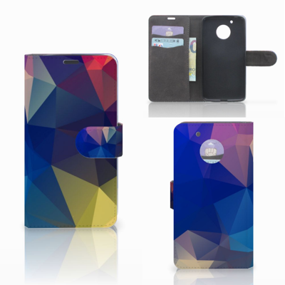 Motorola Moto G5 Book Case Polygon Dark