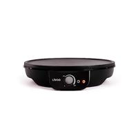 Livoo DOP196 Elektrische pannenkoekenpan, diameter 30 cm, pannenkoekenapparaat met antiaanbaklaag, 1000 W