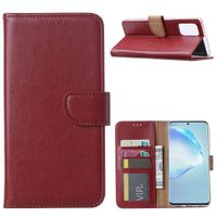 Bookcover Case Samsung Galaxy S20 Plus Bordeaux met Pasjeshouder