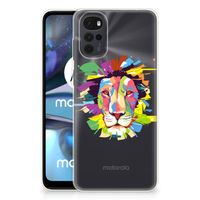 Motorola Moto G22 Telefoonhoesje met Naam Lion Color - thumbnail