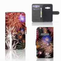 Samsung Galaxy Xcover 3 | Xcover 3 VE Wallet Case met Pasjes Vuurwerk - thumbnail