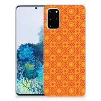 Samsung Galaxy S20 Plus TPU bumper Batik Oranje - thumbnail