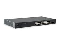 LevelOne GTL-2661 - Switch - 24 x 10/100/1000 + 2 x 10 Gigabit GTL-2661