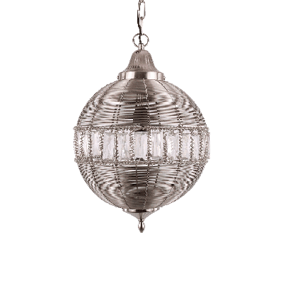 Hanglamp Georgio 30 cm klein 1 lichts mat chroom